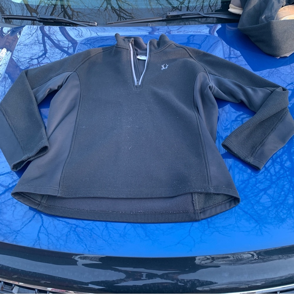 Spyder Mens Outbound Half-Zip Sweatshirt Black Size 2XL 199306